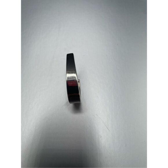 Vintage 925 Silver Chunky Broken Hoop Earrings Stamped - Picture 8 of 8